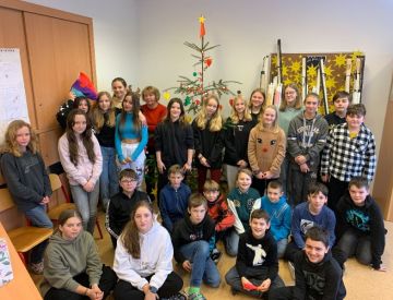 Vánoční besídka 6. třída