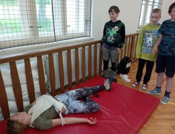 Školení 1. pomoci na 1. stupni